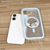 Gourmandies MOFU-66BL iPhone 16 Pro MagSafe Plump Frame Case Blue