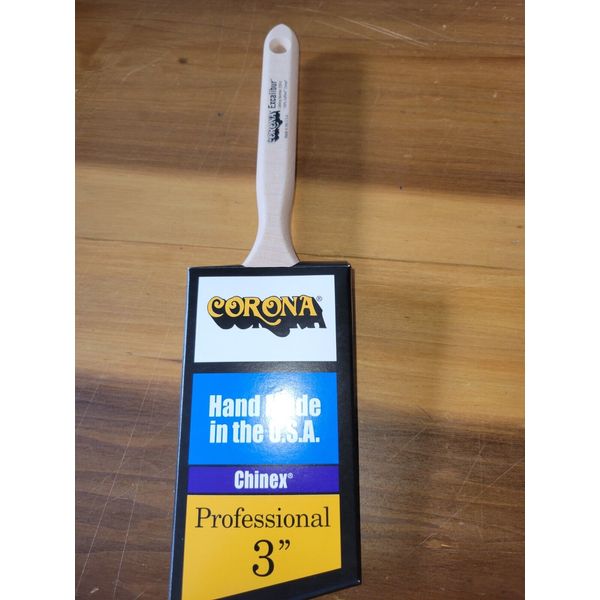 CORONA EXCALIBUR 3.0'' CHINEX ANGLED PAINT BRUSH. NEW