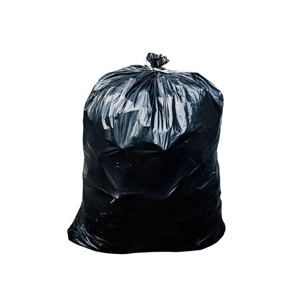 ToughBag 65 Gallon Industrial Trash Bags, 50 x 60” Large Black Garbage Bags, Toter Liner (50 COUNT) – Outdoor Garbage Can Liner for Custodians, Landscapers, Contractors - Made In USA