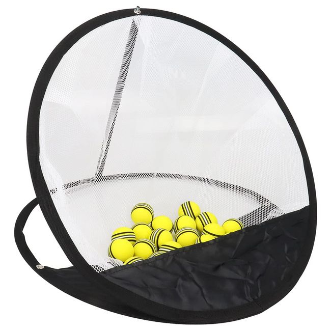 Golf Practice Alone Golf Net Approach Practice Easy Assembly Foldable Lightweight Portable Ball Included