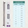 KnitPro J’Adore Cubics Single Pointed Needles 10" (25cm) | 5.50mm