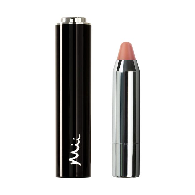 Mii Cosmetics Click & Colour Lip Crayon - Long Lasting Satin Crayon Lipstick - Pinot Blush