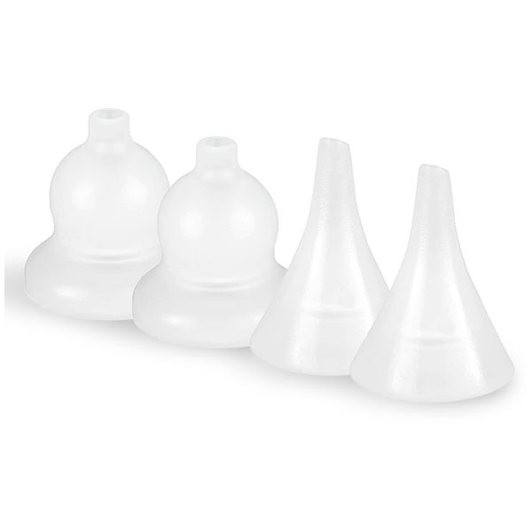 Baby Nasal Aspirator Replacement Tips - 2 Sets/4 Pieces Reusable Tips Compatible with Watolt / Grownsy / LittleTora / HEYVALUE / X-Bosak / Cocobela / TEQIN