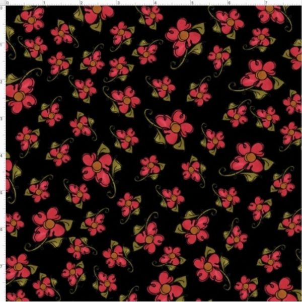 Loralie Gypsy Chique 692 495 Black Daisy Caper
