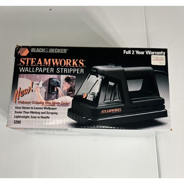 BLACK & DECKER STEAM WORKS WALLPAPER STRIPPER MODEL 1200 (works great)