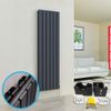B & Z Vertical Column Dual Arm Radiator Brackets