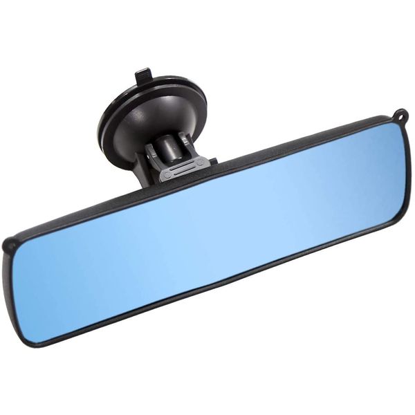 KITBEST Rear View Mirror for Driving Test Interior Car Mirror Adjustable Adhesive Learner Driving Instructor Mirror with Suction Cup for Car SUV Trucks 250 X 71mm