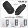 TATOFY Mouse Charger Compatible with Magic Mouse 2 (Lighting) Grip with Wireless Charging Support, Ergonomic Base (Black)