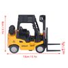 Kadimendium Alloy Forklift, Pull Back Function 360 Degree Polishing Forklift Toy for Play
