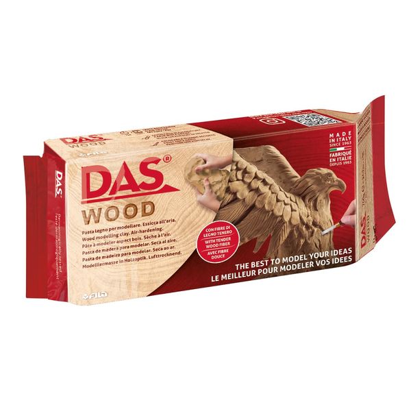 Das Wood 700g Wood Fibre Modelling Clay