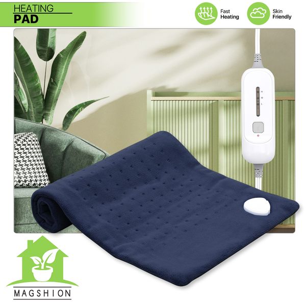 Electric Heating Pad 3 Heat Settings 24"x12" Back Pain Leg Cramps Relief Warmer