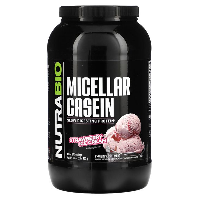 Micellar Casein, Strawberry Ice Cream, 2 lb (907 g)