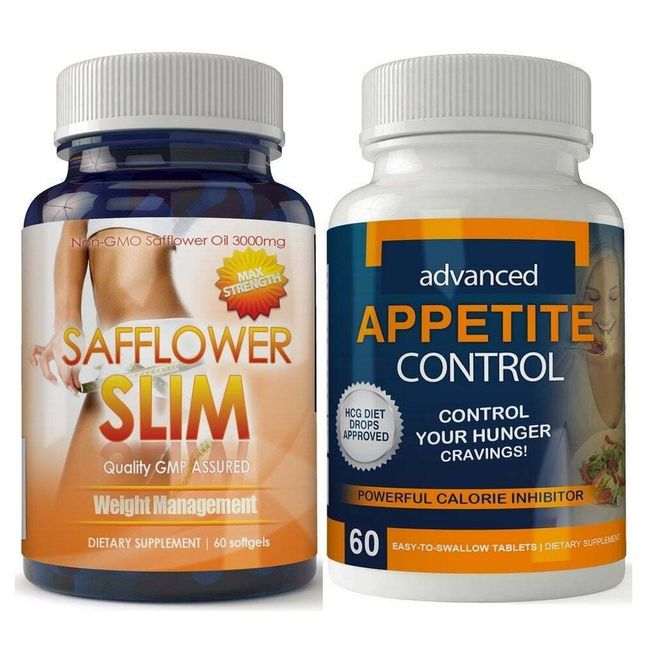 Safflower Oil Slim 3000mg Weight Management Appetite Control Dietary Supplements