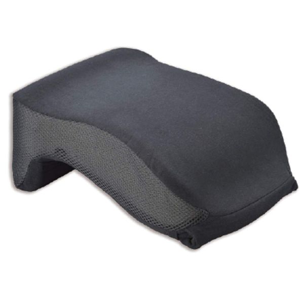 Gowell GW-1216-009 Lower Back Support, Memory Foam Cushion, Waist Raccoon, Black, For Travel, Office, Neck Pillow, Nap Pillow, Width 9.3 x Height 11.8 x Depth 4.8 inches (235 x 300 x 123 mm)