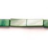 Mint Cream Pearls Shell Beads Mother Pearl Flat Rectangle Shell Beads Size:16x7mm