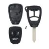 BROVACS Replacement Key Shell Compatible with DODGE JEEP CHRYSLER 3 Button Keyless Entry Remote Key Case Fob PG751B