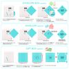 Scoring Board for Envelopes, Gift Boxes & Paper Crafts - 12x12" Multi-Purpose Scoreboard with Bone Folder & Triangular Guide - Envelope Maker Paper Folding Tool for Card Making, Scrapbooking Supplies