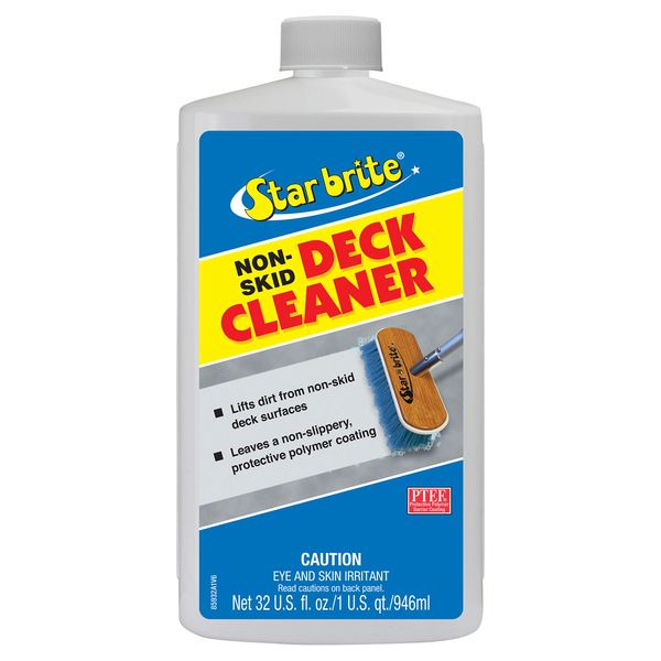 STAR BRITE Non-Skid Deck Cleaner & Protectant - Wash Grime out of Non-Slip Surfaces & Protect from Future Stains - 32 OZ (085932PW)