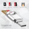 BoxWave Adapter Compatible with Tera Android 11 Barcode Scanner (P600) - Micro SD Card miniReader, USB Type-C OTG Reader USB3.0 Adapter Keychain - Metallic Silver