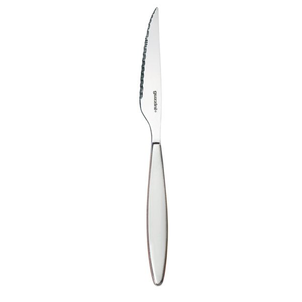 Guzzini FEELING 23001011 Steak Knife, White, Total Length: 8.9 inches (22.5 cm)