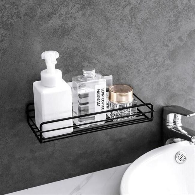 Bathroom Shelf Shower Wall Mount Shampoo Storage Holder With