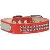 ONS Strong Single Piece Flat Collar #27 Red (Medium Dogs)