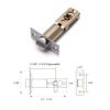 Qrity Lever Door Handle Lock with Keys, Interior Privacy Knob Locking Device, Security Locks for Entrance/Exit Access - Silver