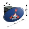 GRAPHICS & MORE Spongebob Mr. Krabs Pose Oval Tow Trailer Hitch Cover Plug Insert