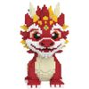 Build Your Own Friendly Red Dragon – The Ultimate Interlocking Bricks Model Kit! (Large Kit | 30cm Tall)