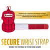 Franklin Hand GUARD LG Gauntlet Guard Long, RED/WHITE Free