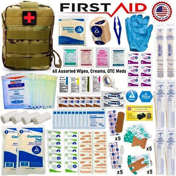 Travel First Aid Kit - Family Medical Bag - IFAK - U.S. Veteran Sellers