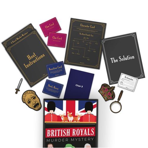 Gift Republic British Royals Murder Mystery Family Board Game