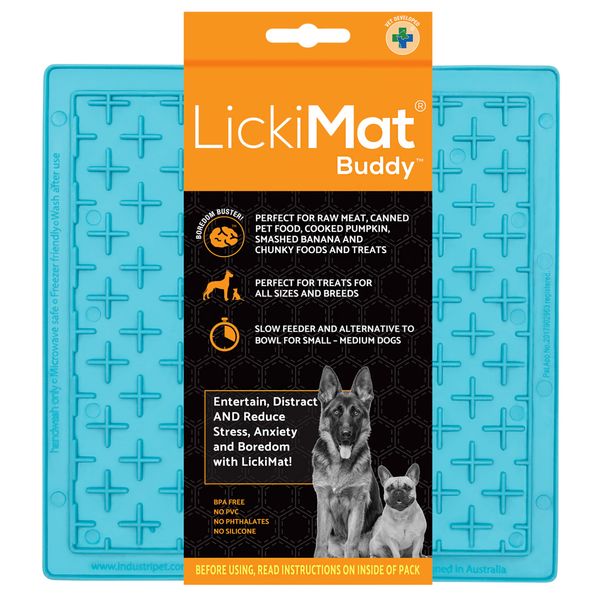 Lickimat Buddy Dog Turquoise, Pack of 1