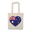 Flox Creative Natural Tote Bag Australian Heart