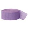 Unique Party Crepe Streamer Roll (81ft) (One Size) (Lavender)