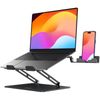 Foldable Laptop Stand For Desk Adjustable Height Ergonomic Computer Stand Alumin