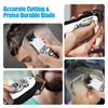 BESTBOMG Hair Clippers & Trimmer Ceramic T-Blade Cordless Haircut Sets Rechargeable 2000mAh/1200mAh with 10 Guide Combs & for Men/Father/Husband/Boyfriend
