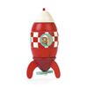 Janod J05207 Wooden Magnetic Rocket, Small (16 cm)