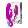 Pretty Love Webb Bunny Ears Rabbit W/handle - 12 Functions Fuchsia