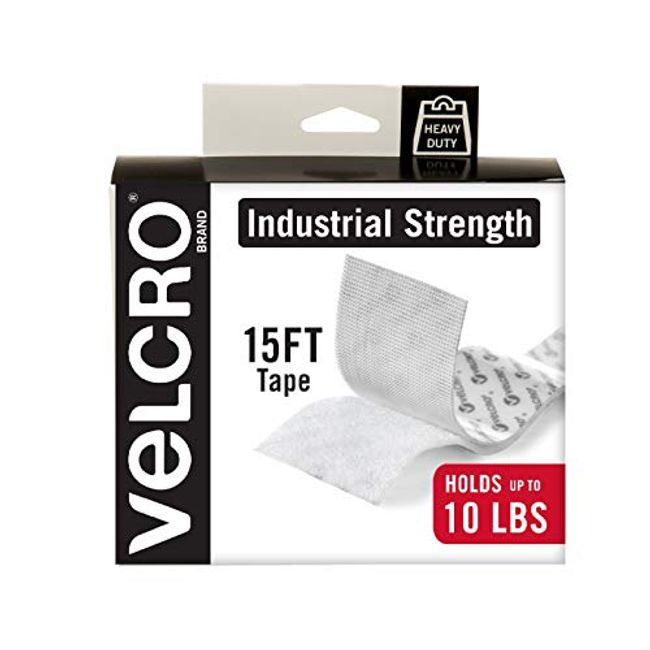 VELCRO Brand Industrial Strength Fasteners, Extreme Outdoor Weather  Conditions, Professional Grade Heavy Duty Strength Holds Up To 15 lbs on  Rough surfaces