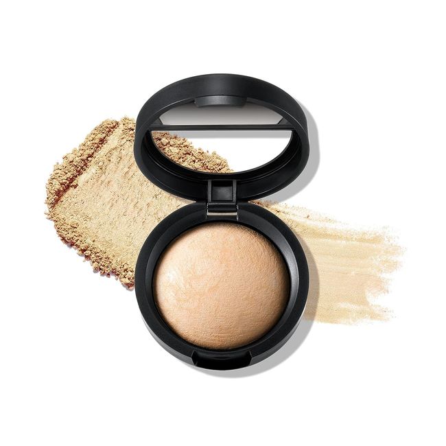 LAURA GELLER Baked Natural Glow Highlighter Radiance Enhancing Makeup, French Vanilla