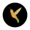 Orange and green Hummingbird PopSockets Swappable PopGrip