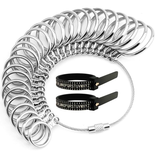 Ring Sizer Measuring Tool Kit, 3 PCS Premium Ring Measurement Tool