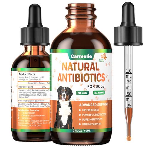 Natural Herbal Drops for Dogs - Dog Nutritional Supplements for Skin Issue, Itch Relief, Dog and Cat Herbal Supplement Drops for Pets, Supports Skin Health - 60 ml/2 Fl Oz