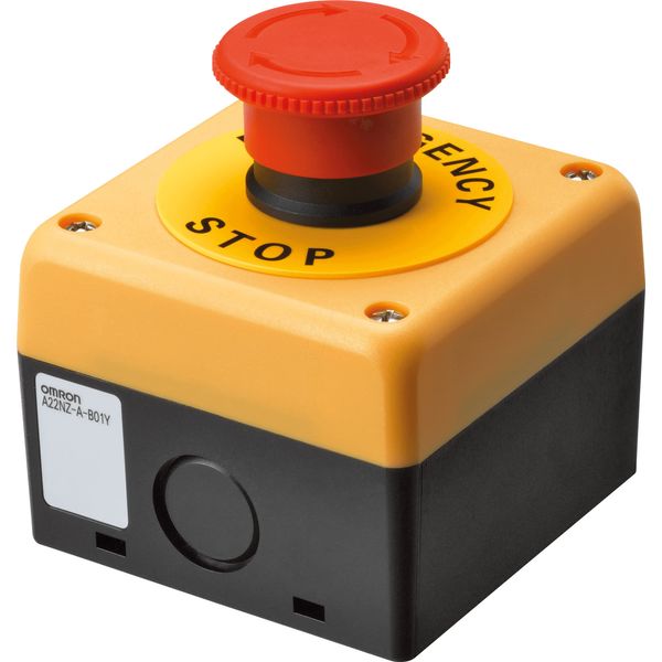 OMRON A22NE-M-P202-N-B Emergency Stop Push Button Switch (φ22/φ25)