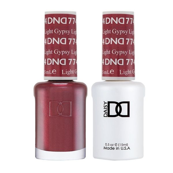 DND Nail Polish Gel & Matching Lacquer Set Duo 774 Gypsy Light