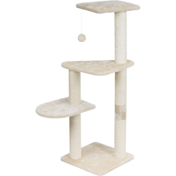 Pet Products Altea Cat Tree (Beige with Paw Prints), Large (16 X 16 X 46 In.) (4