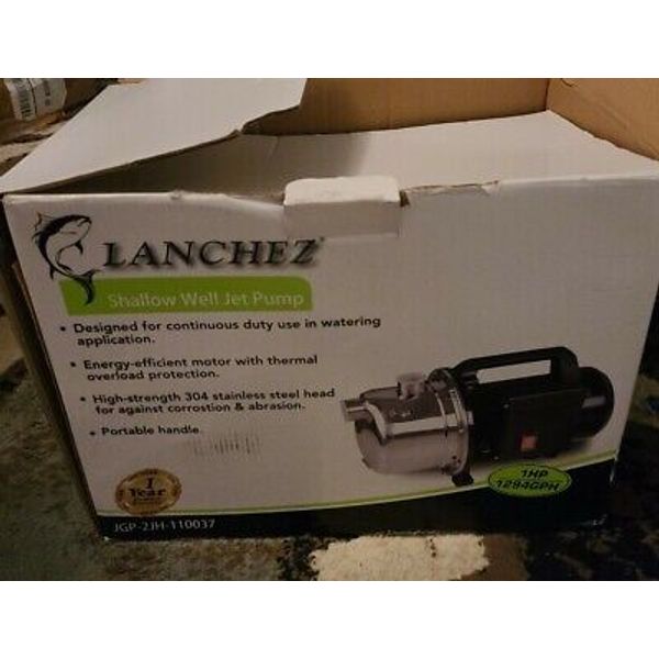 Lanchez  Shallow Well Jet Pump Stainless Steel