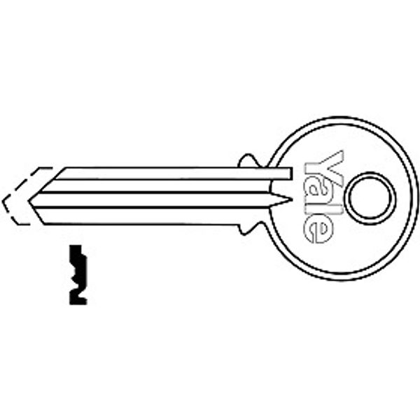 Yale Security Inc RN11 GD 6-Pin, Key Blanks, GD Keyway