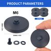 Neodymium Mounting Magnets(4 Pcs 88mm M6)